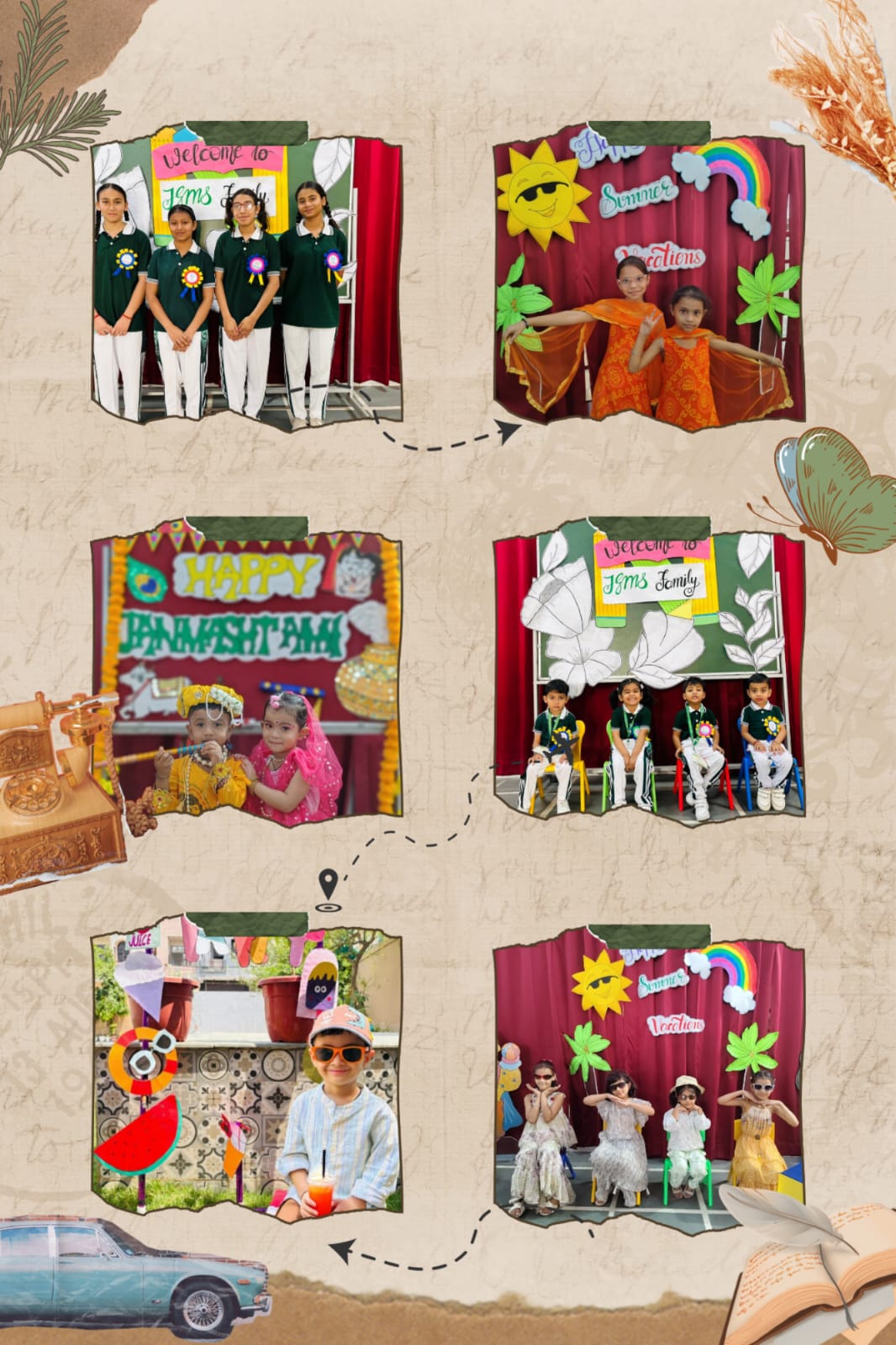 School Cultural Program photo frame